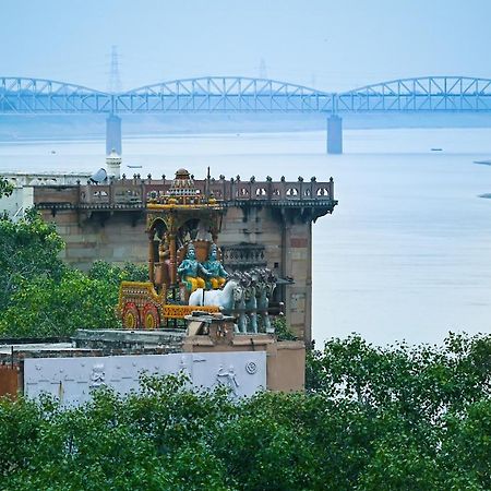 Ganga Darshanam Guesthouse At Dashashwamedh Ghat Benares Buitenkant foto